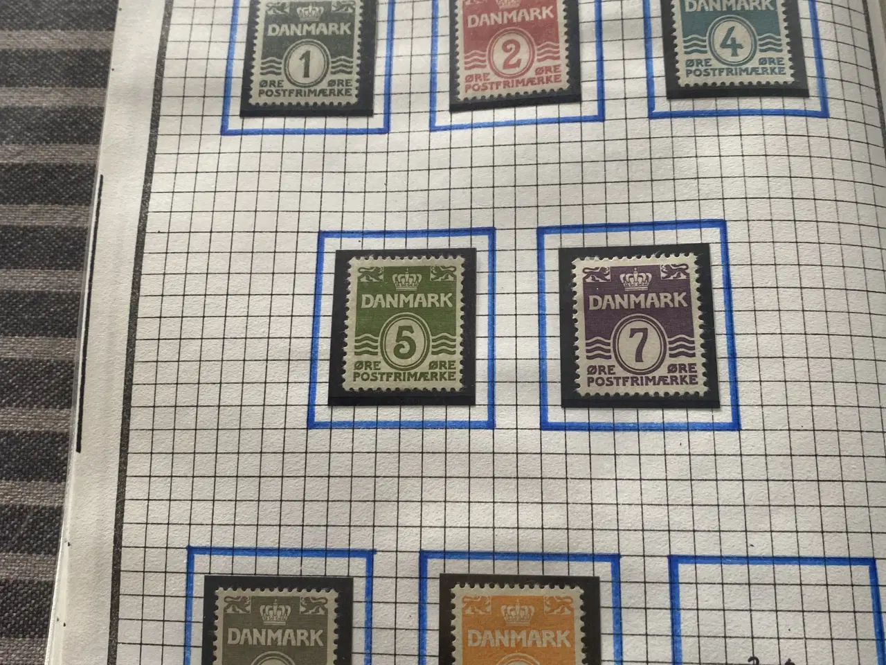 Billede 2 - Frimærker 1904-1933 diverse 1,2,3,4,5 mv. øre 