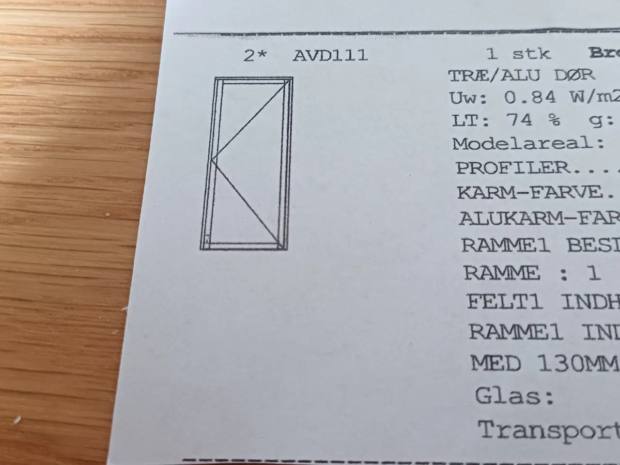 Billede 3 - terassedør