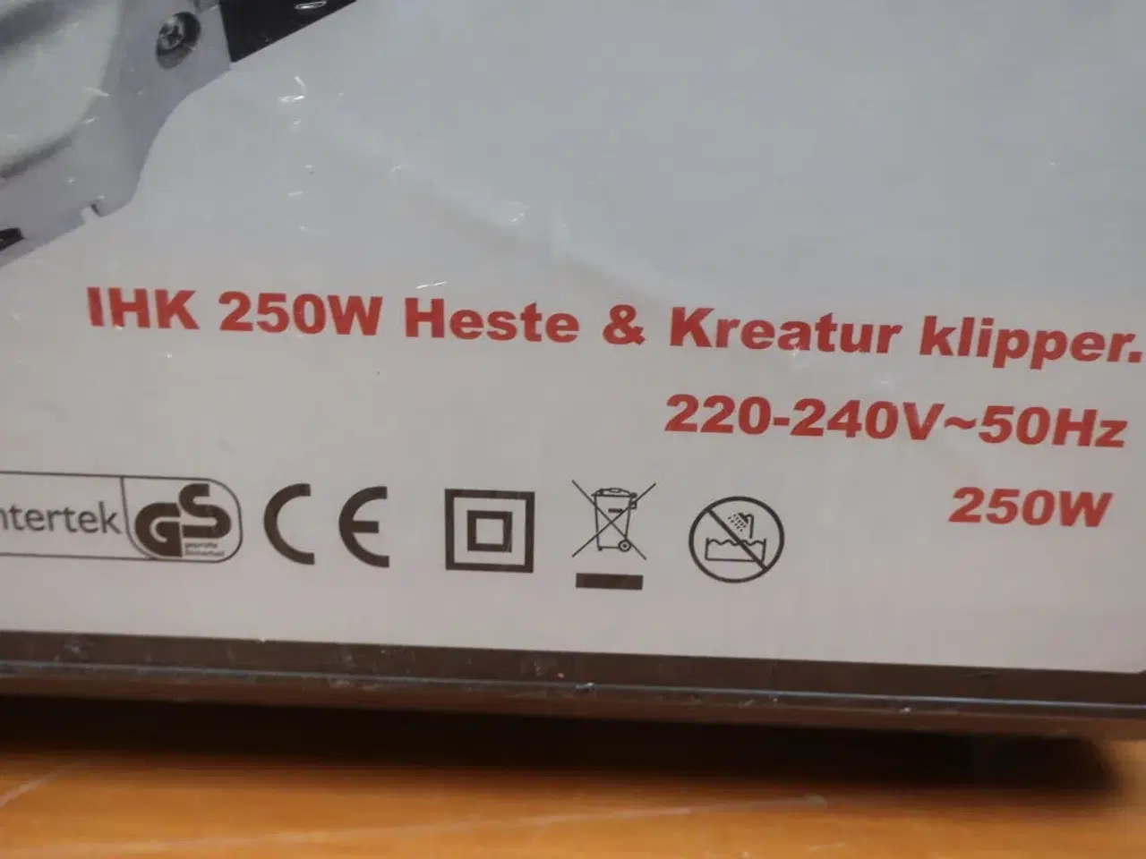 Billede 2 - Heste & kreatur klipper IHK 250W