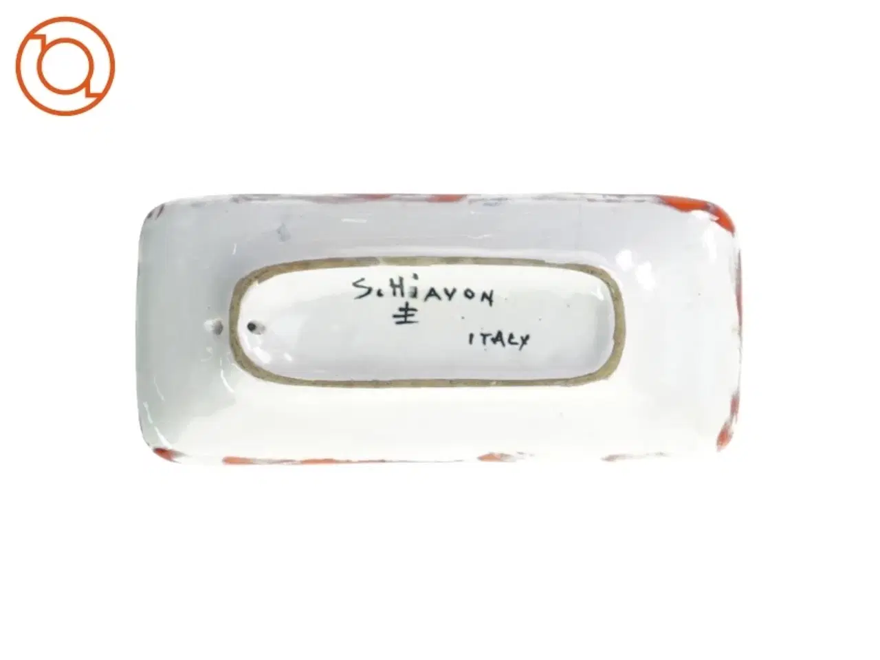 Billede 2 - Dekorativt fad til ophæng fra Sihiavon Italy (str. 17 x 8 cm)