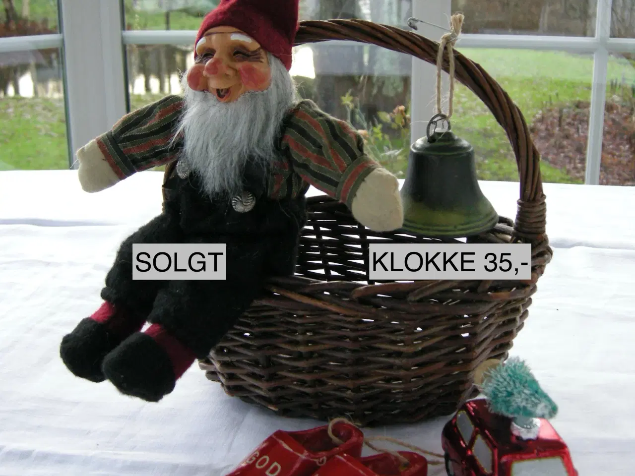 Billede 5 - Keramik juleklokke, Gammel juleklokke, Klokke, Jul