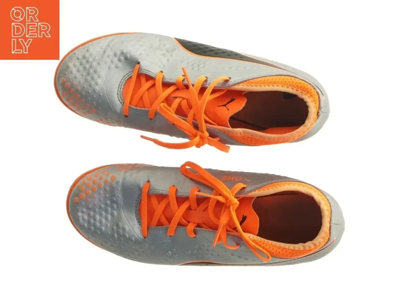 Billede 2 - Puma Grå og orange fodboldstøvler indendørs fra Puma (str. 37,5)