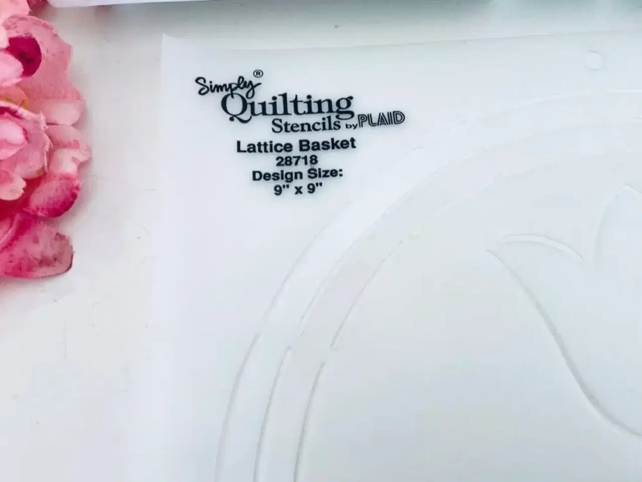 Billede 2 - Skabelon quiltning håndarbejde