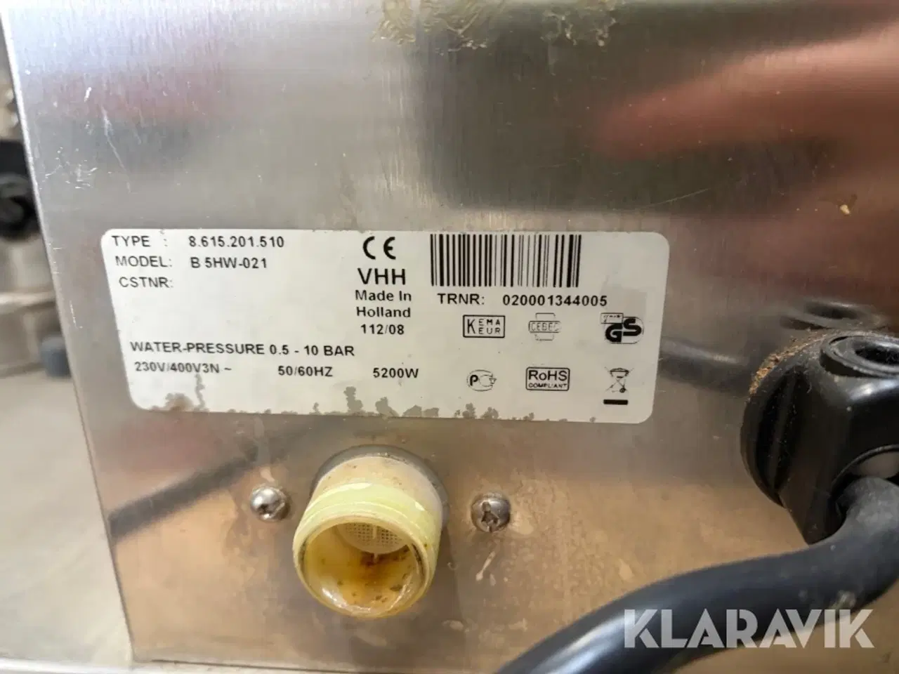 Billede 8 - Kaffemaskine Bravilor Bonamat B 5HW-021 med indbygget varmtvandsbeholder