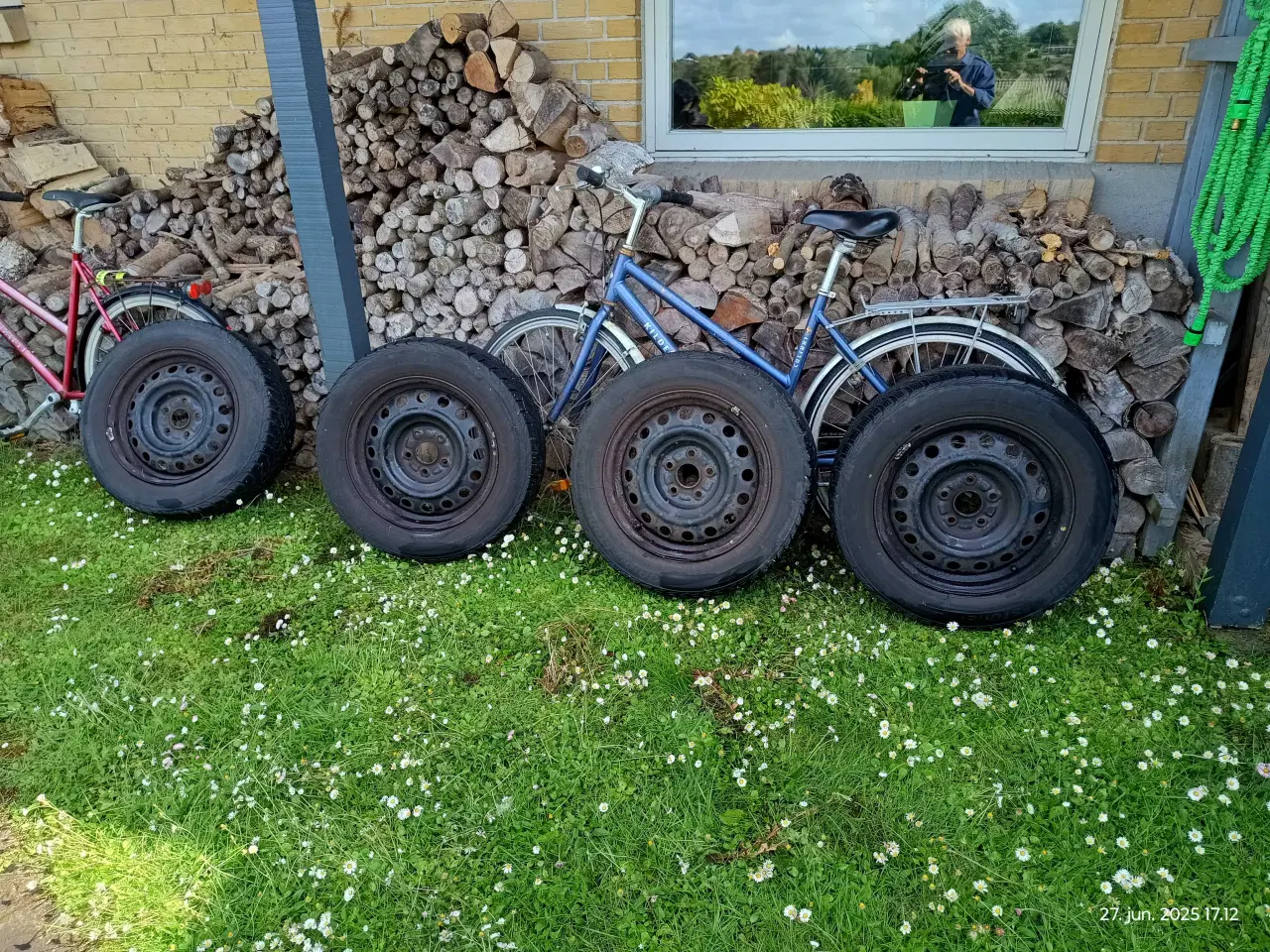 Billede 2 - Bridgestone vinterhjul på stålfælge 