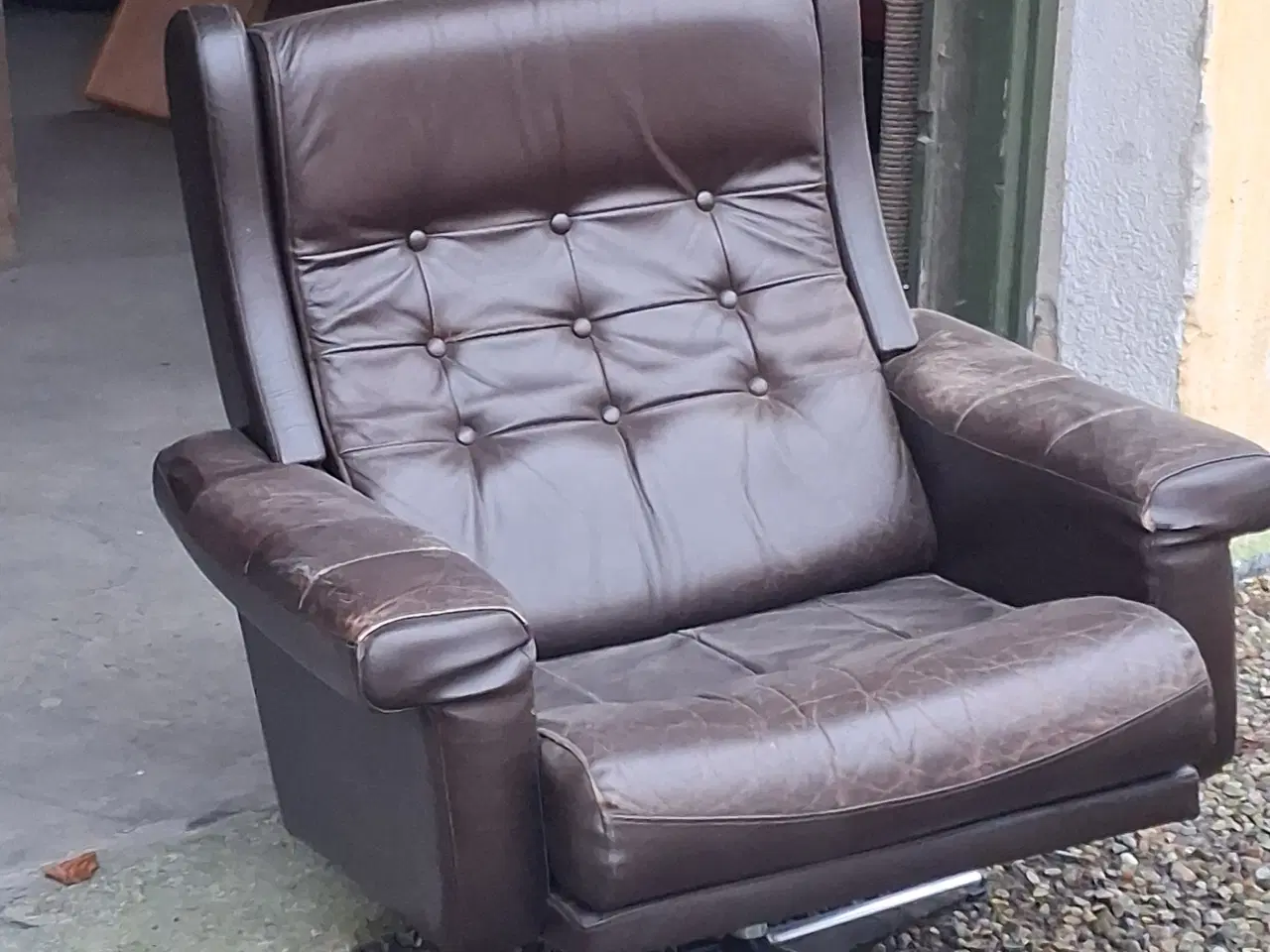 Billede 1 - Lænestol med drejefod 