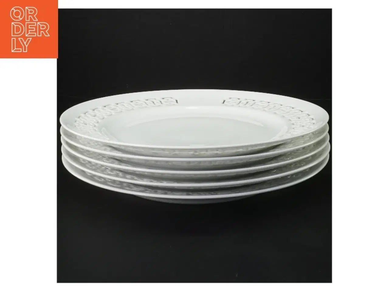 Billede 1 - Sæt af porcelæns tallerkener (str. Ø. 27,5 cm)