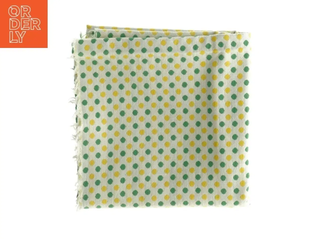 Billede 2 - Ternet bomulds tekstil (str. 73. x 73 cm)