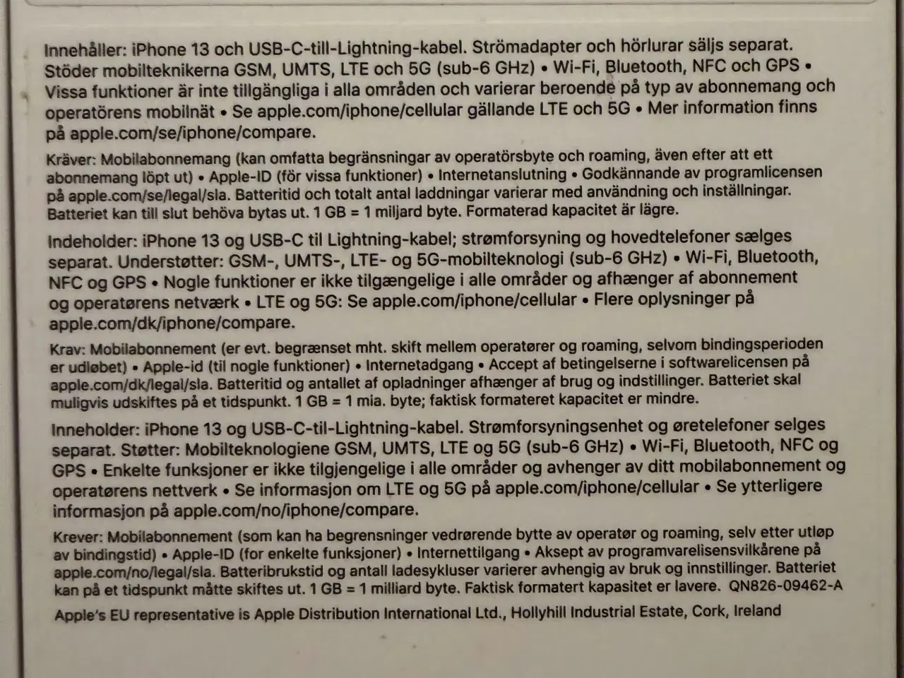 Billede 6 - iPhone 13 128GB inkl cover, Panzerglas, kabel