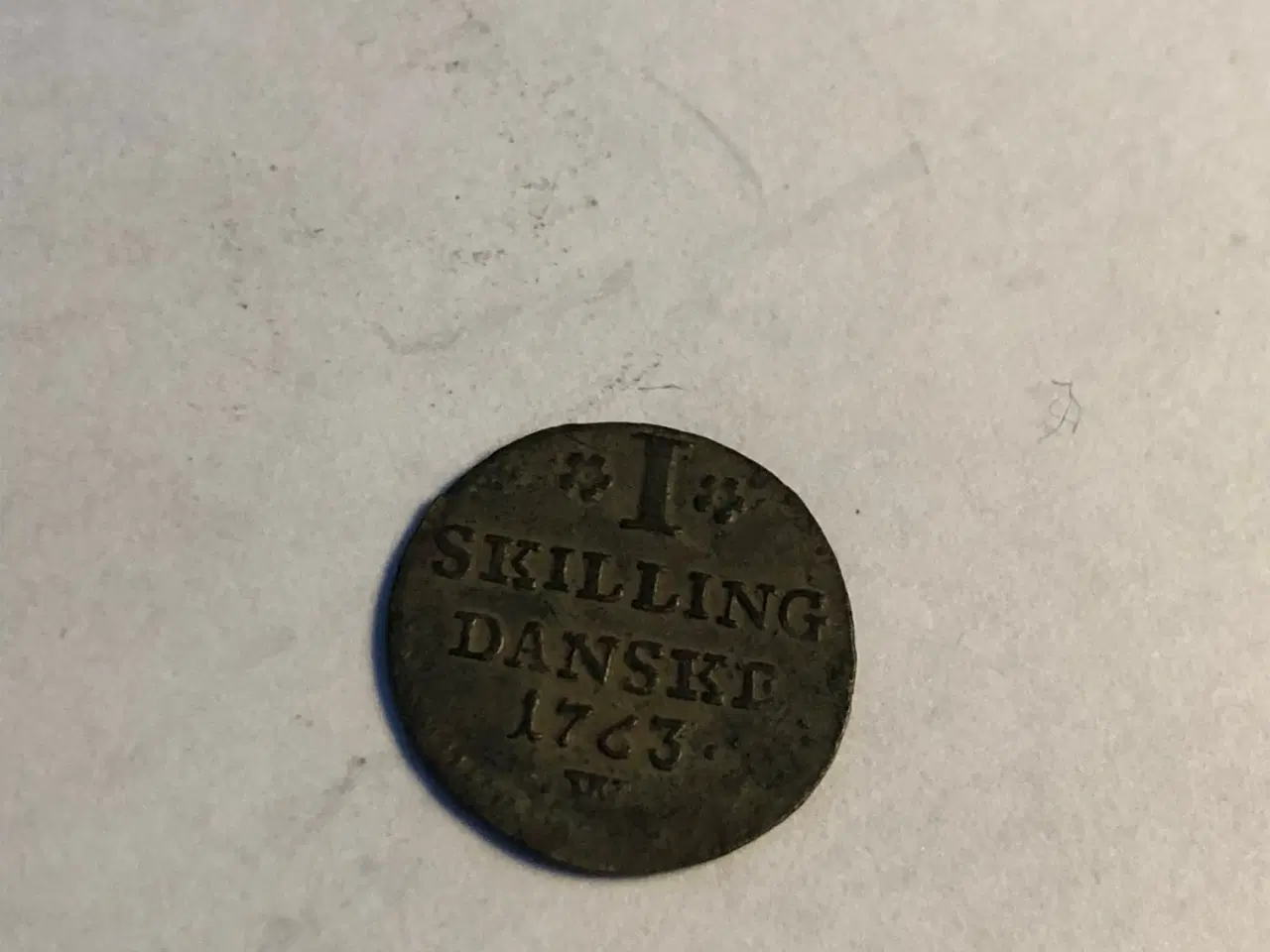 Billede 1 - 1 skilling 1763 Denmark
