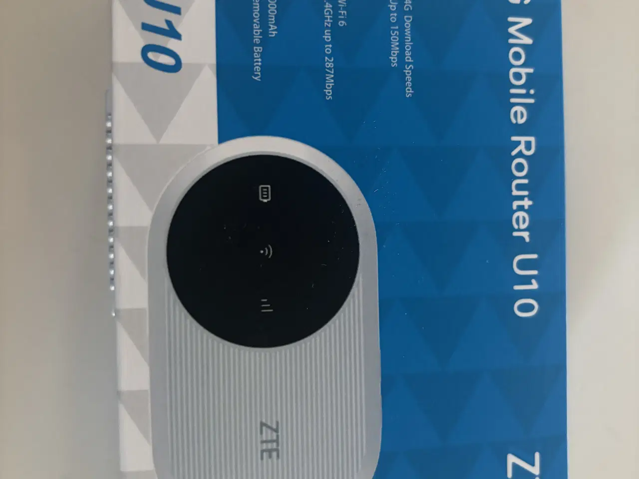 Billede 2 - ZTE U10 4G WiFi 6 mobil router