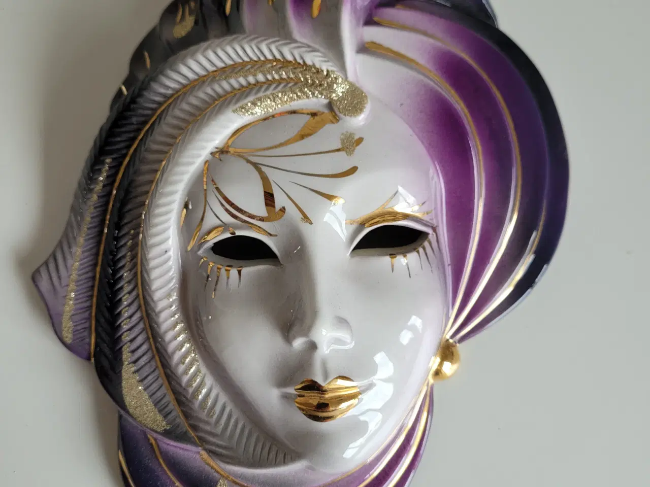 Billede 2 - 2 stk. Porcelænsmasker fra Venedig
