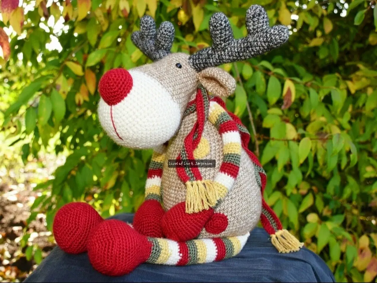 Billede 7 - Jule-rensdyr, håndarbejde