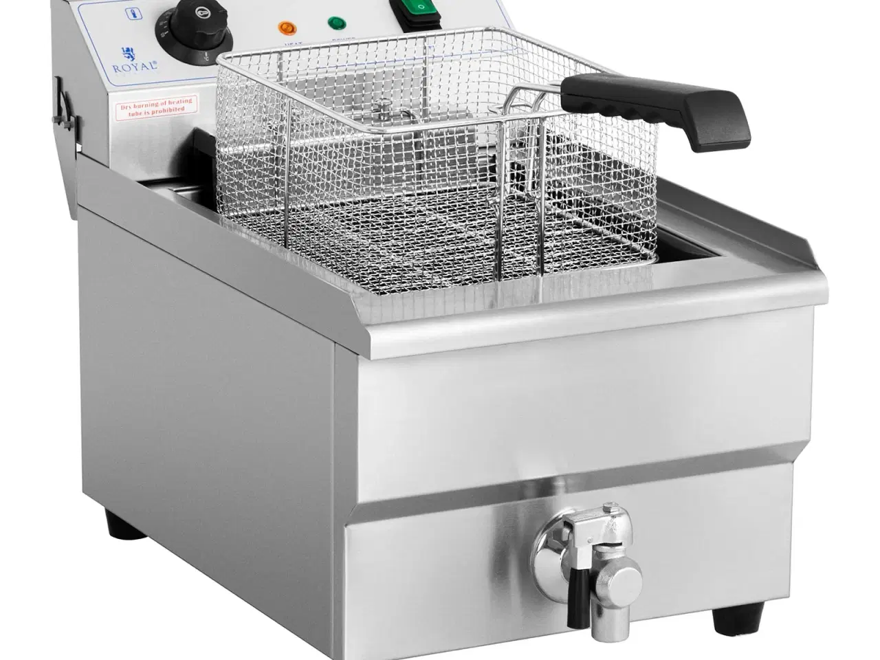 Billede 2 - Frituregryde 16 Liter – med Afløbshane & Kuldezon