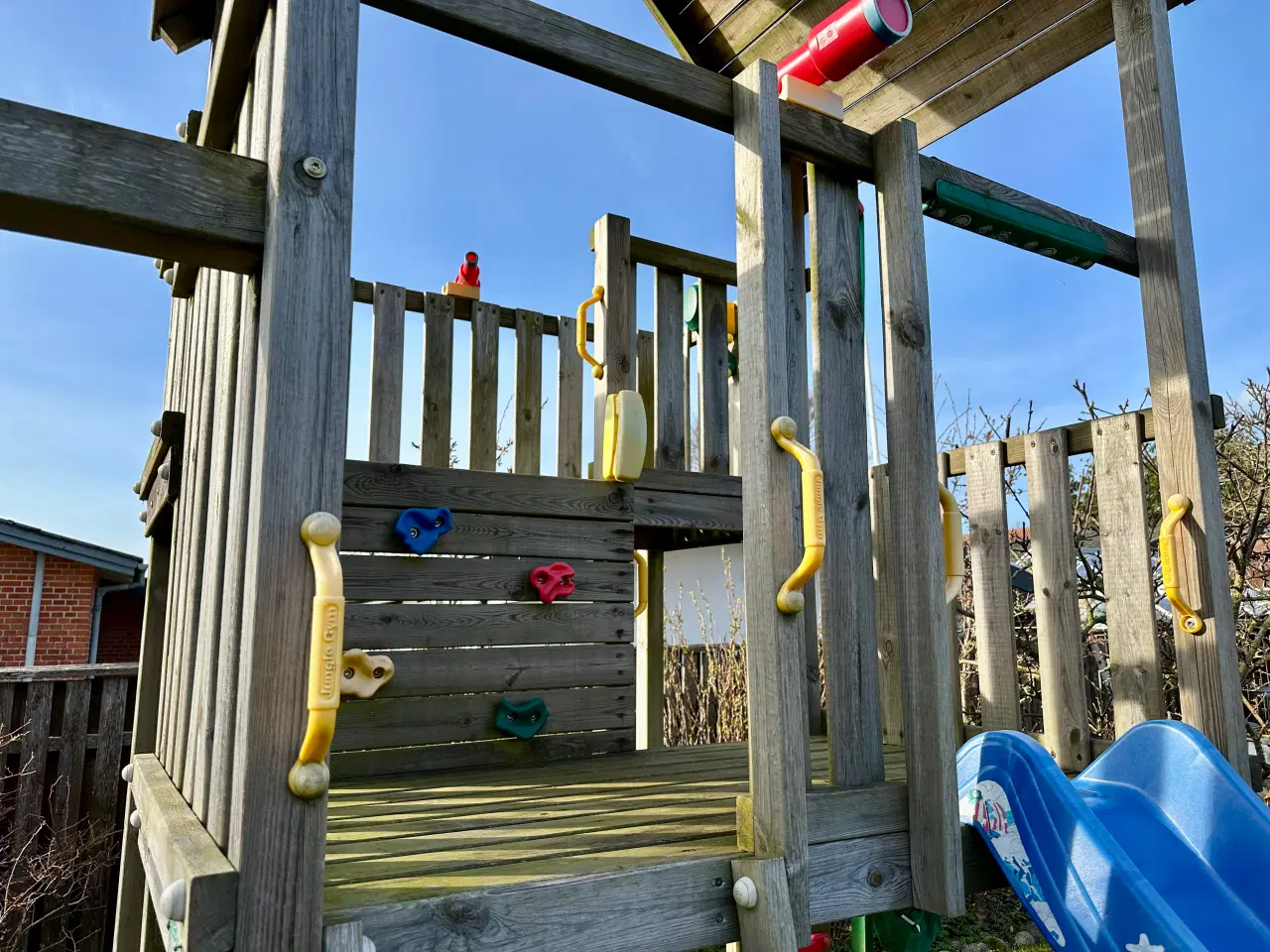 Billede 6 - Jungle Gym Palace legetårn med 2 gynger