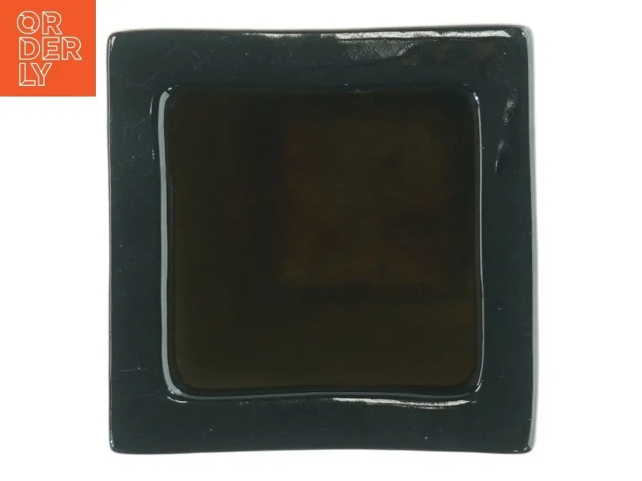 Billede 2 - Sort høj kvadratisk vase (str. 26x10 cm)