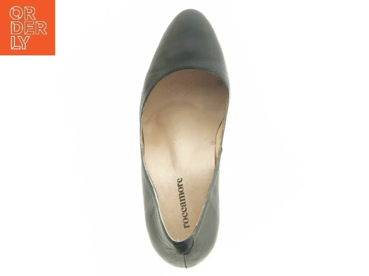 Billede 4 - Sorte højhælede sko størrelse 39 fra roccamore (str. 39 )