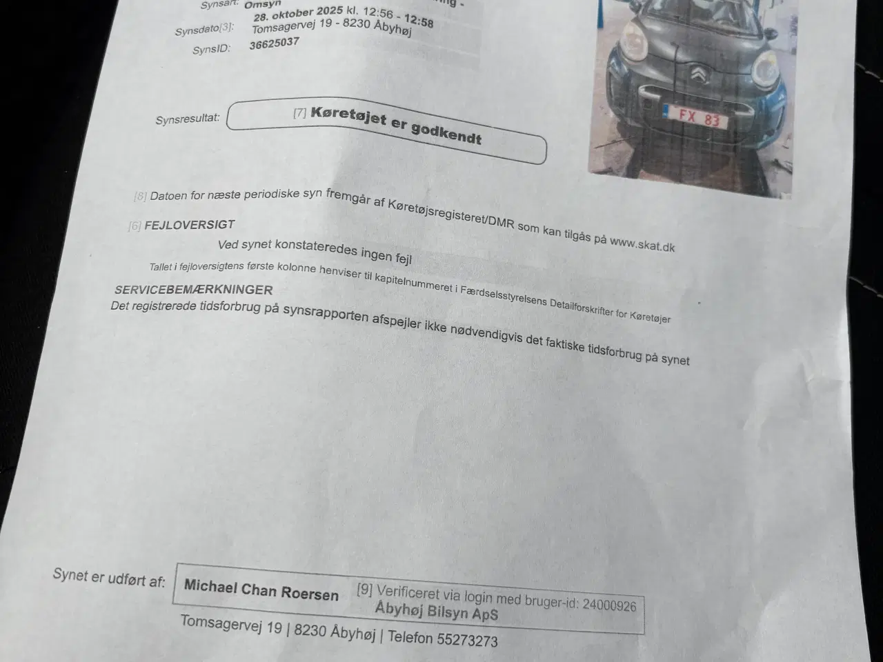 Billede 10 - NYSYNET Citroen C1 1,0 benzin fra 2014 