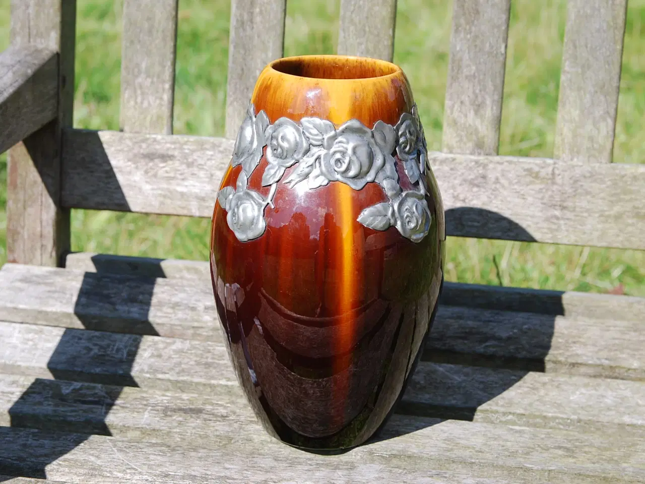 Billede 1 - Gammel Michael Andersen vase 