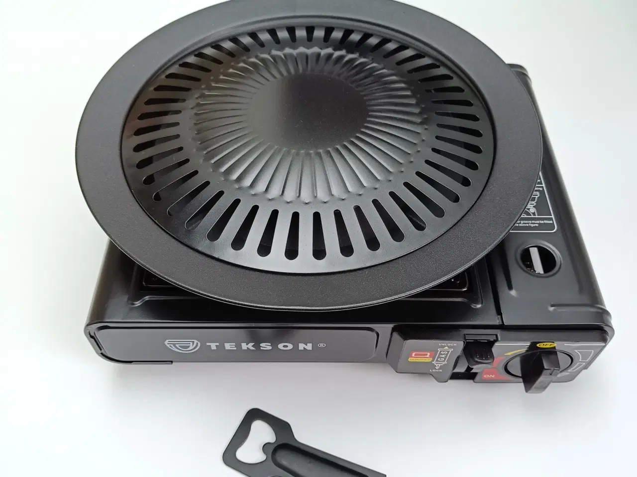 Billede 2 - NY! 2500W Gaskomfur + Gas Sæt + Grillplade