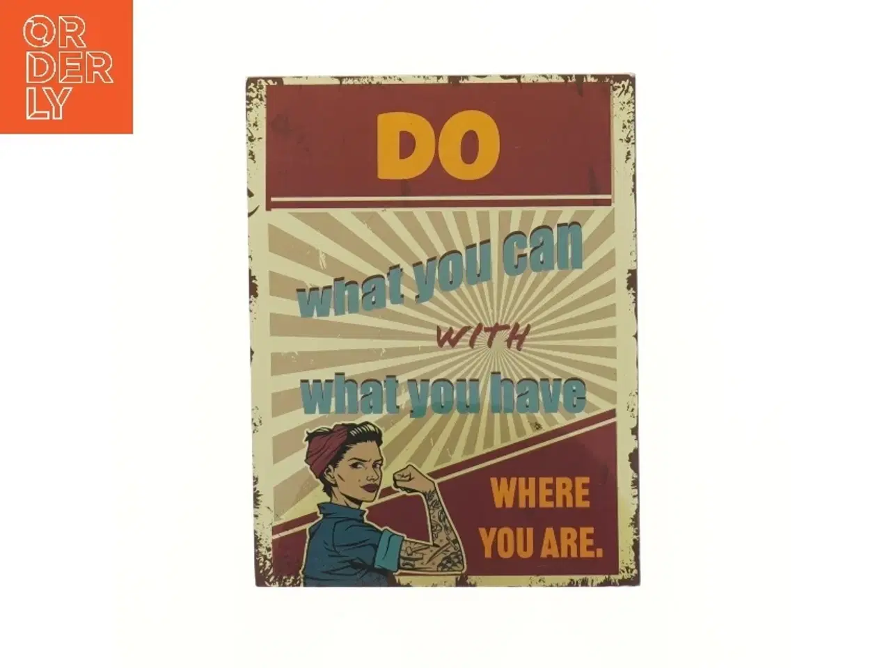 Billede 1 - Do what you can billede (str. 24x18 cm)