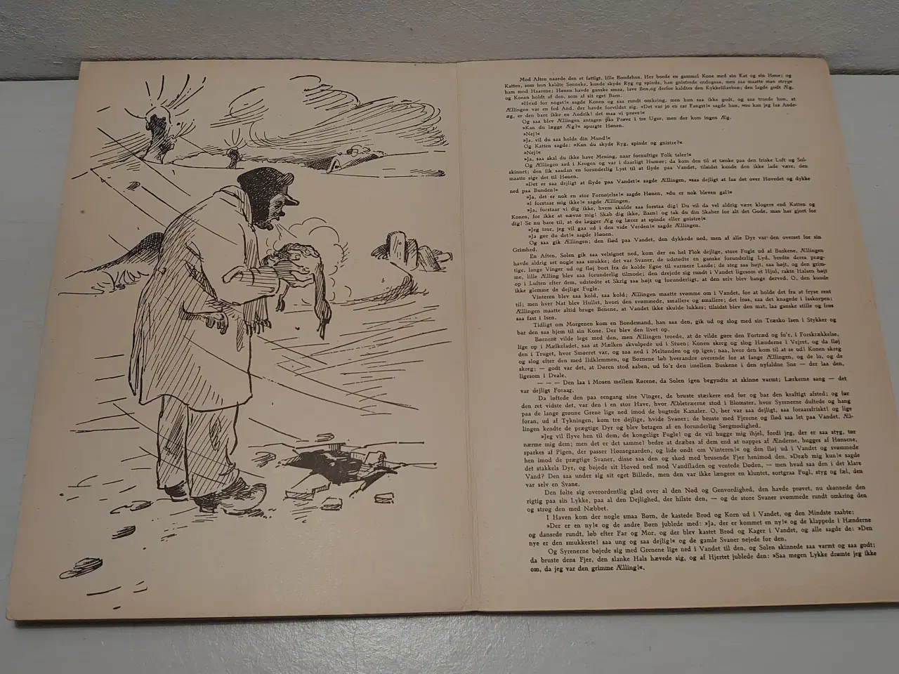 Billede 6 - Den grimme Ælling.Sjælden pop-up bog. Før 1948.