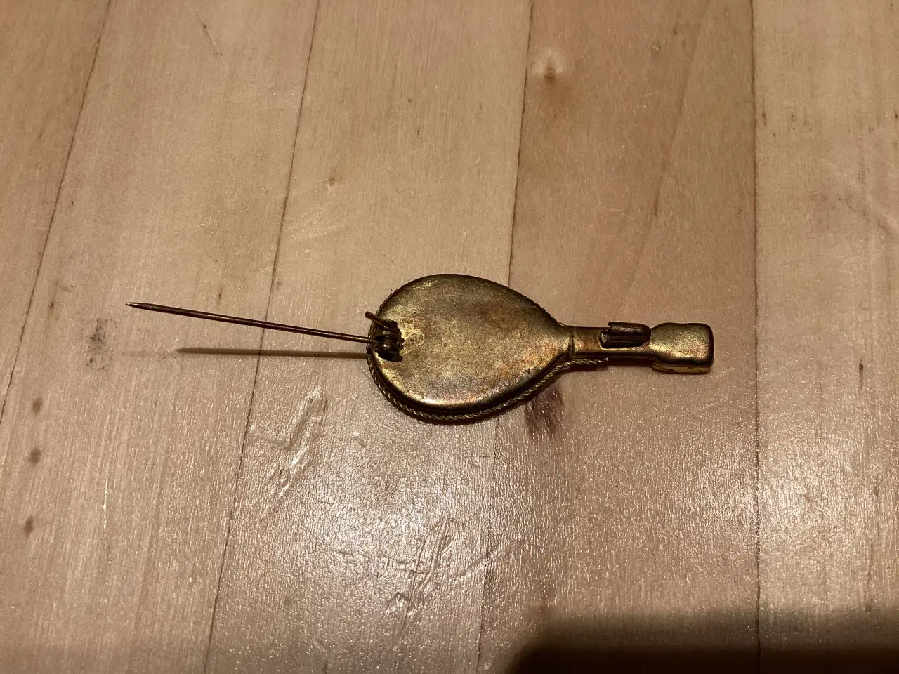 Billede 4 - Ældre mikromosaik broche - mandolin/guitar