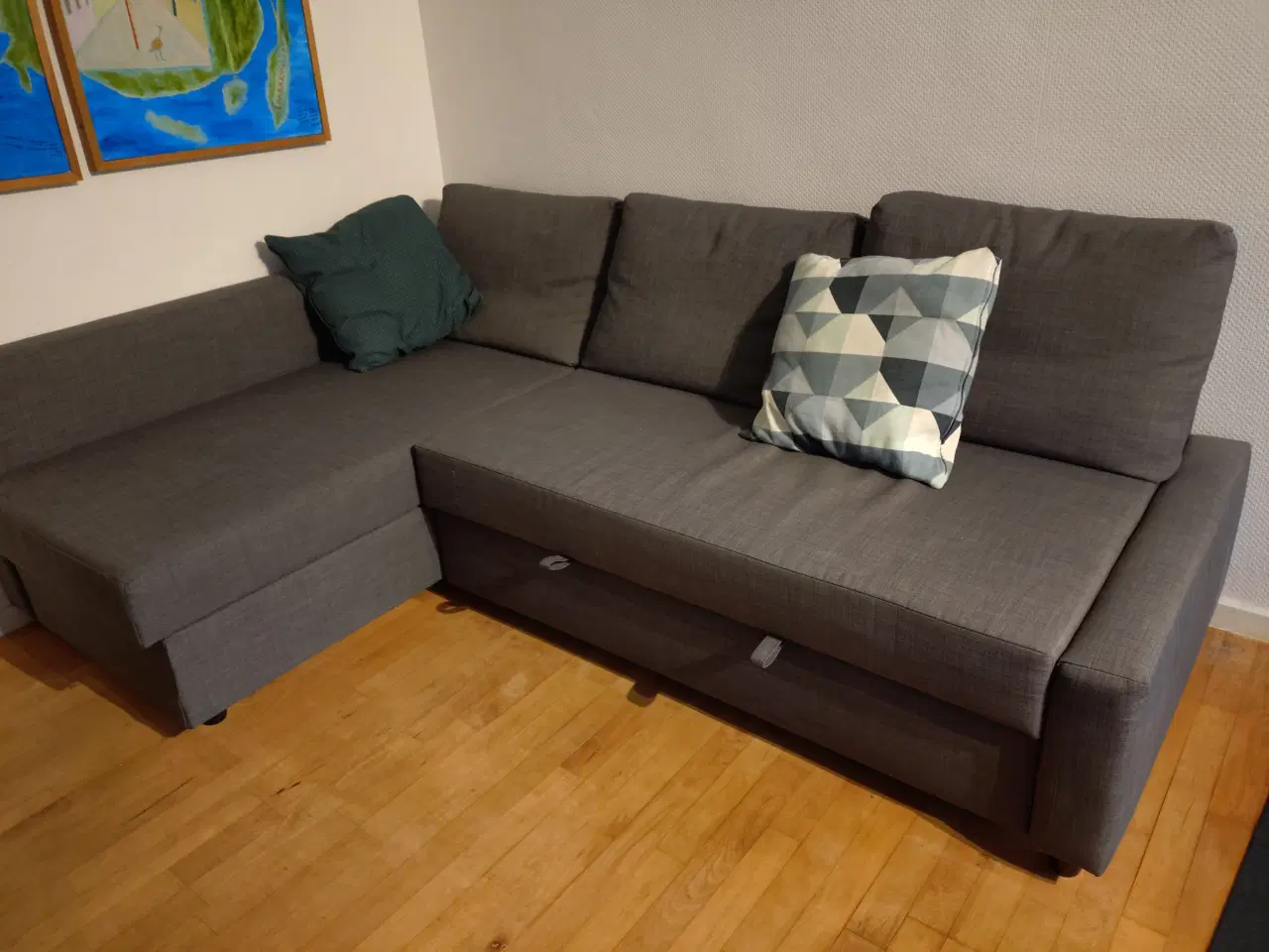 Billede 1 - Sovesofa m/ opbevaring