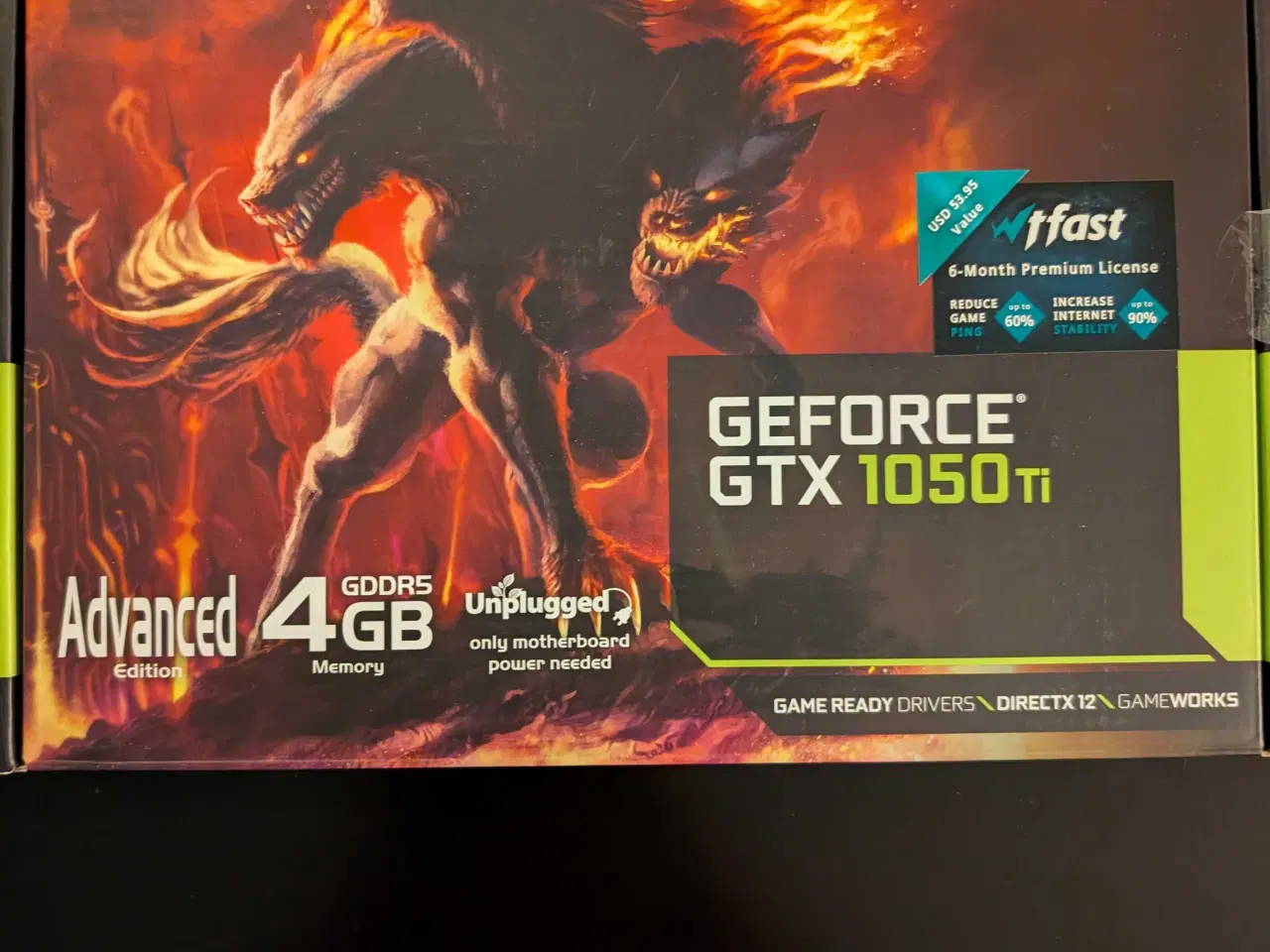 Billede 2 - ASUS GeForce GTX 1050 TI Advanced 4GB GDDR5 RAM