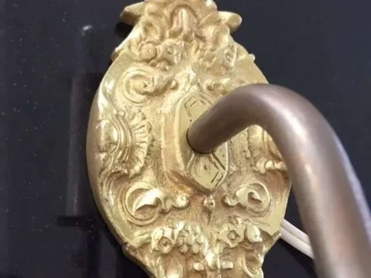 Billede 2 - Væglampe i messing