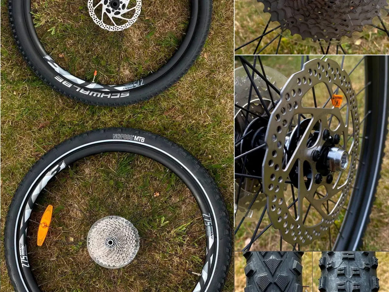 Billede 1 - MTB hjulsæt 27,5 / hjul med dæk – Giant, 10 gear,