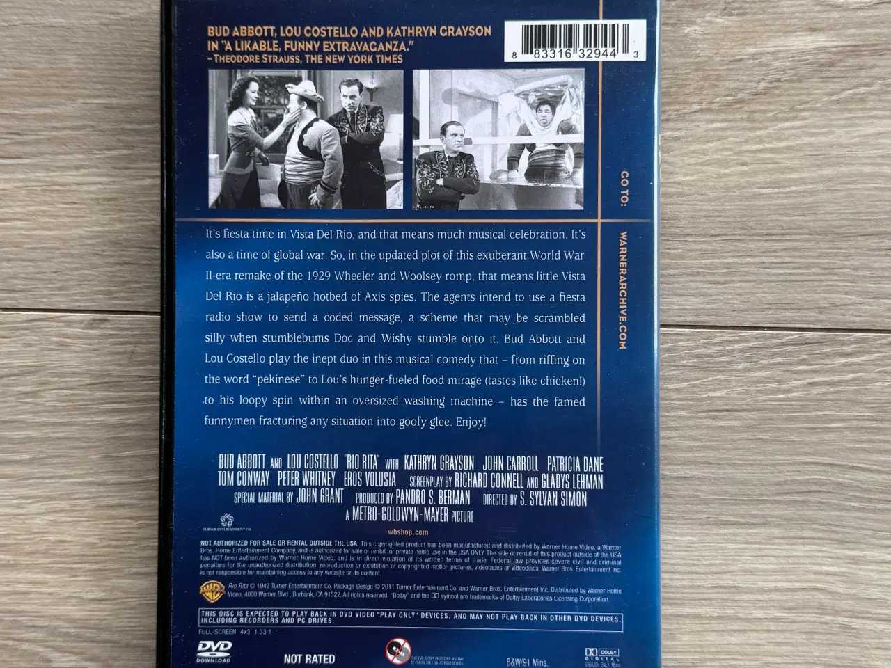 Billede 2 - BUD ABBOTT AND LOU COSTELLO DVD