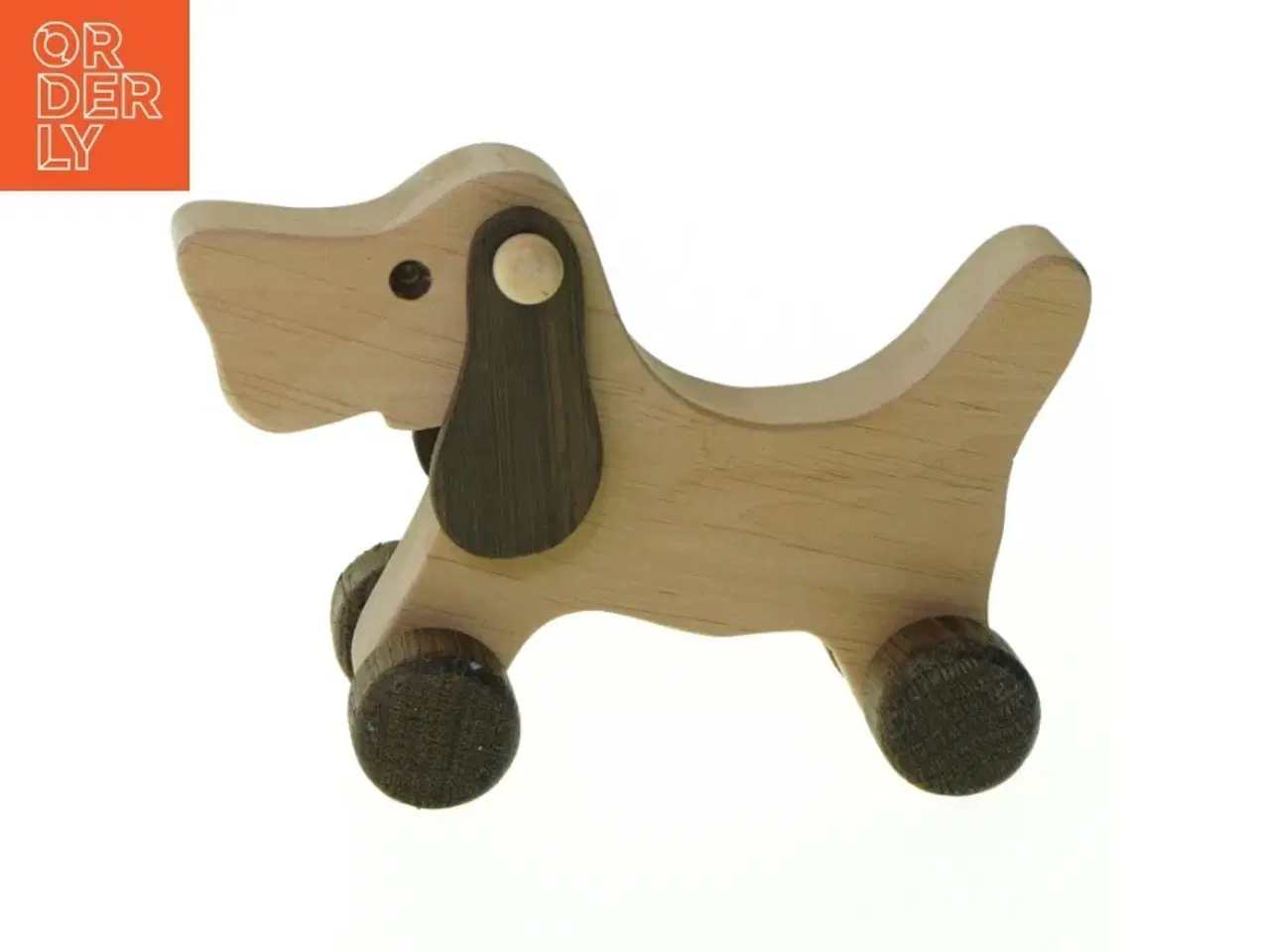 Billede 1 - Rullende hund (str. 14 x 10 cm)