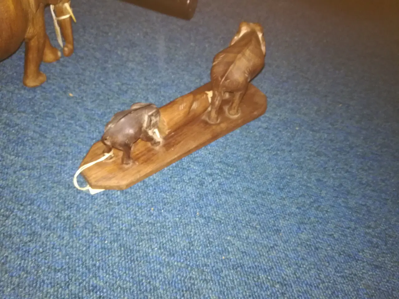 Billede 6 - Træsnit af elefanter 3 stk. 