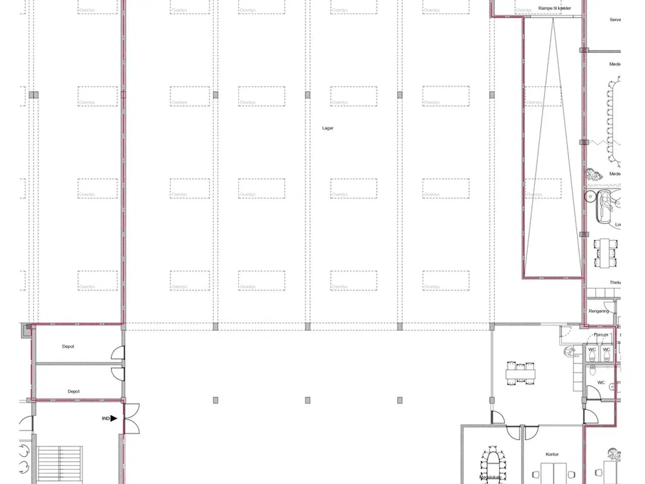 Billede 9 - Stort showroom med tilhørende nyt kontor, velbeliggende på Dynamovej i Søborg.