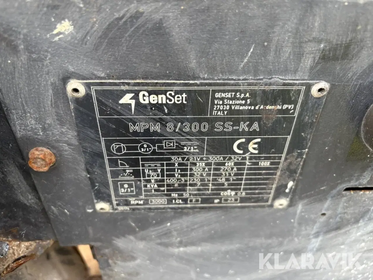 Billede 10 - Generator GenSet MPM 8/300 SS-KA