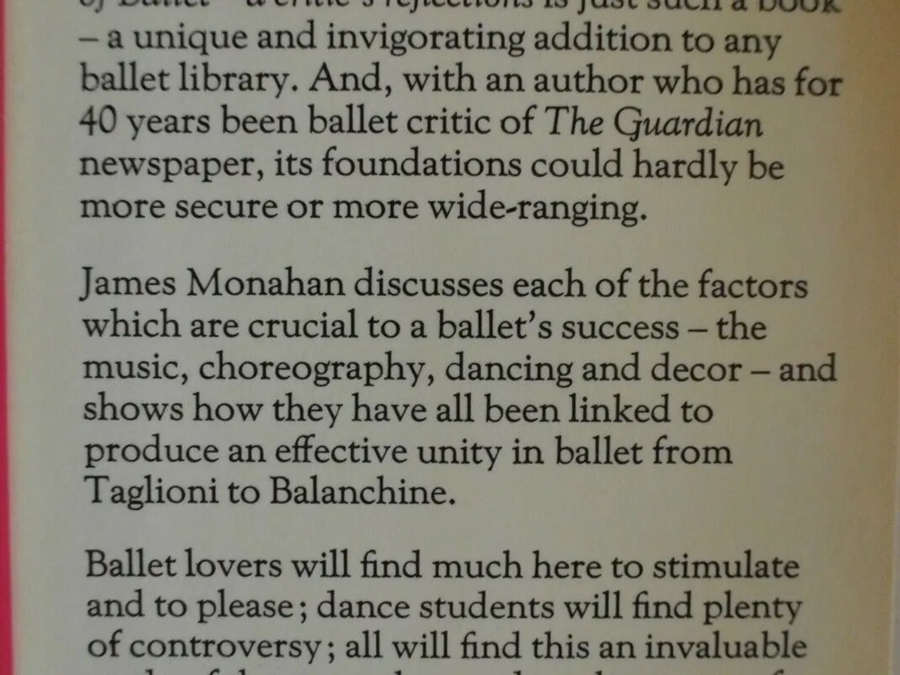 Billede 3 - the nature of ballet - a critic's reflections, by 