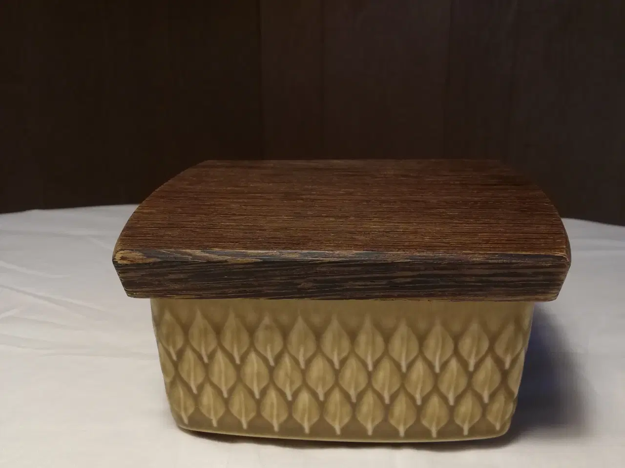 Billede 4 - Relief stentøj smørskål, kaffekop, sukkerskål