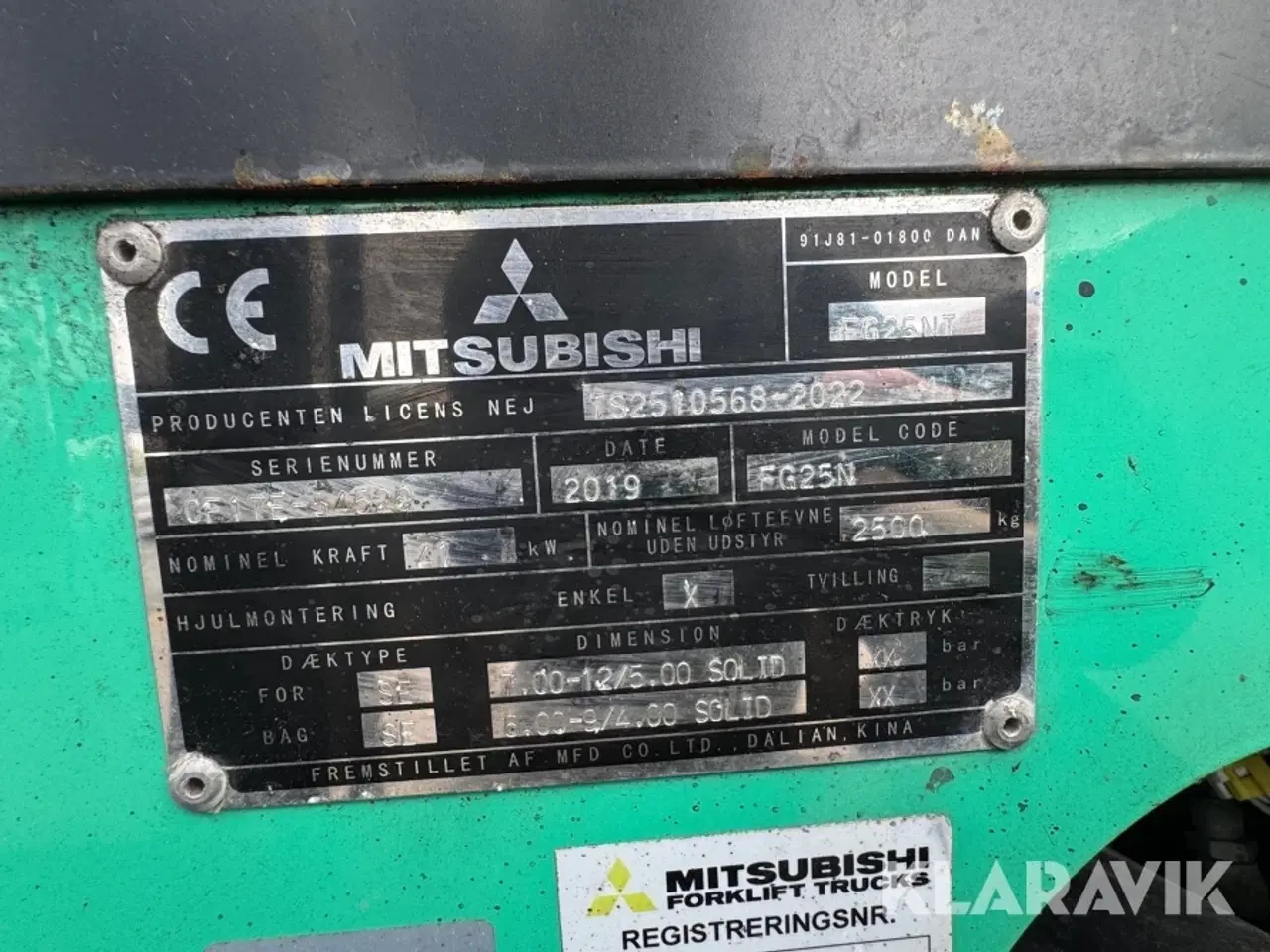Billede 5 - Truck Mitsubishi FG25NT