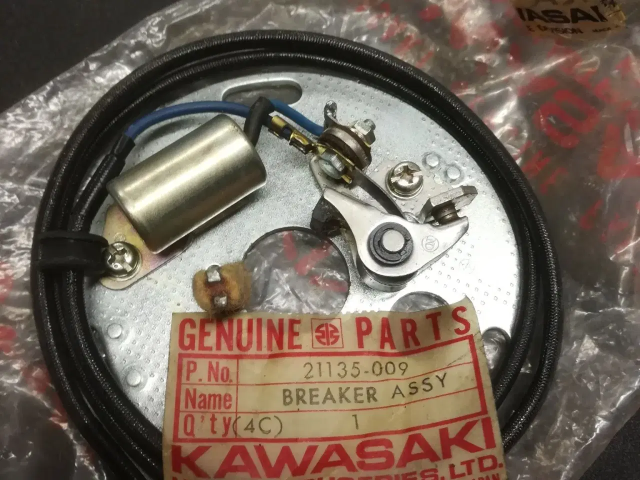 Billede 1 - Kawasaki z 400 tænding plade komplet