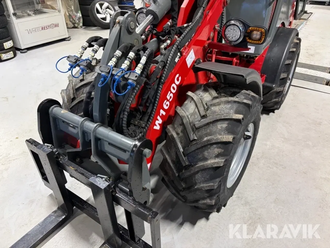 Billede 10 - Minilæsser Bernards W1650C med skovl og gafler