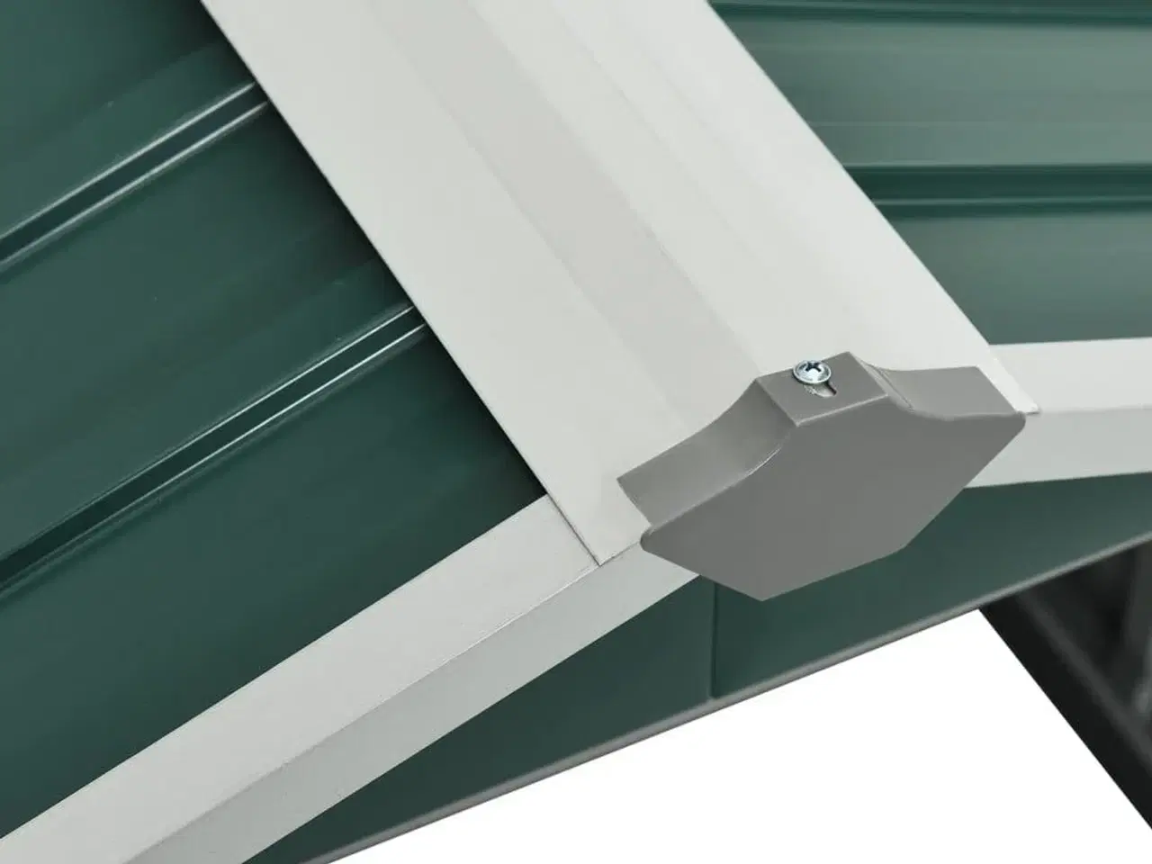 Billede 7 - Garage til robotplæneklipper 92x97x63 cm galvaniseret stål grøn