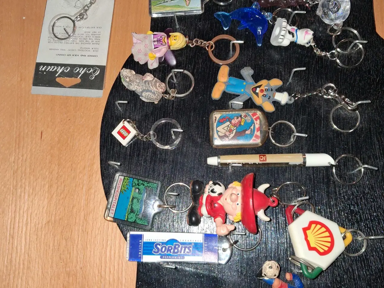 Billede 1 - Nøglering samling, med ophæng