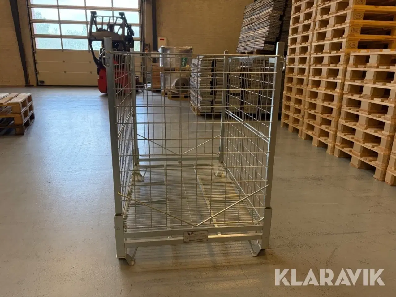 Billede 4 - Gitterbur Svensk Stålvarefabrik galvaniseret sammenklappelige 10 styk