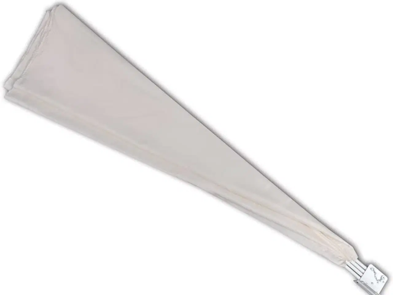 Billede 8 - Sammenklappelig sidemarkise til altan cremefarvet 140 x 140 cm