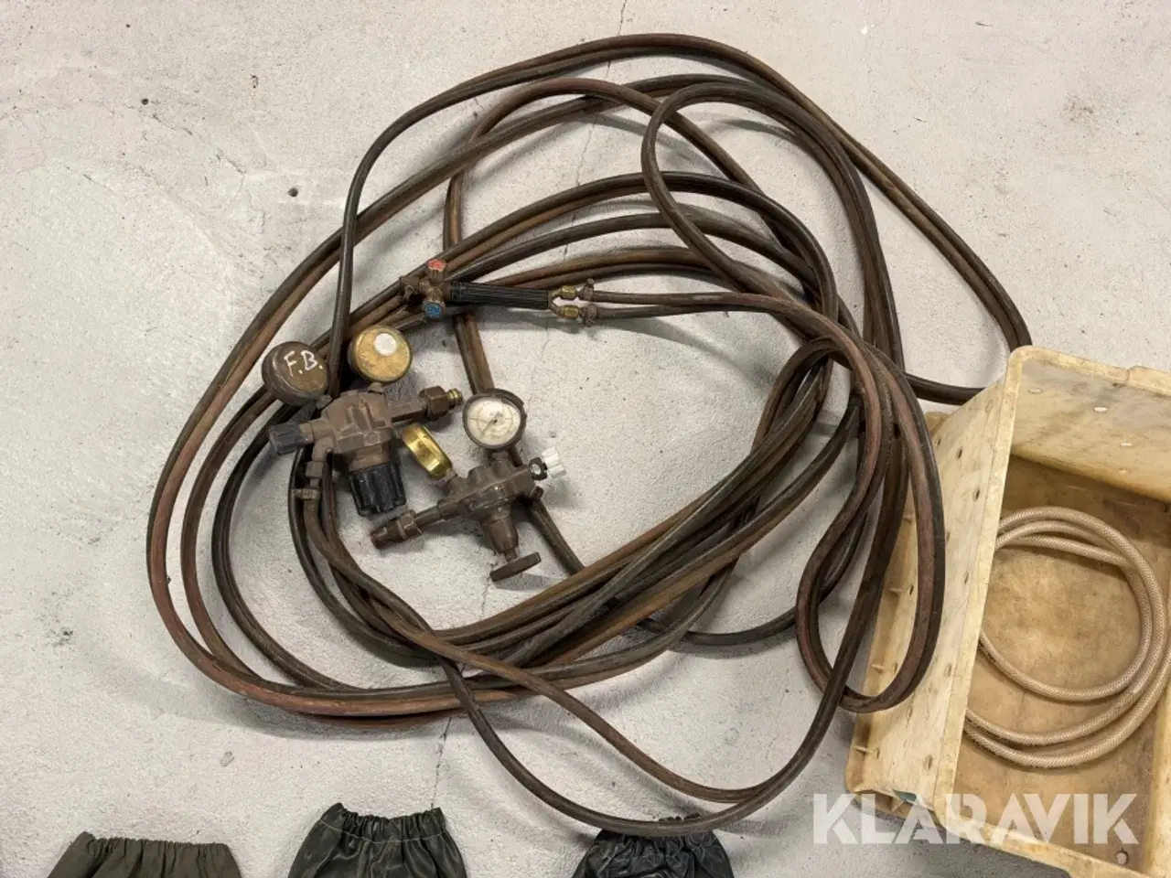 Billede 2 - Handsker kemikalieresistente Svejseslange 10 styk