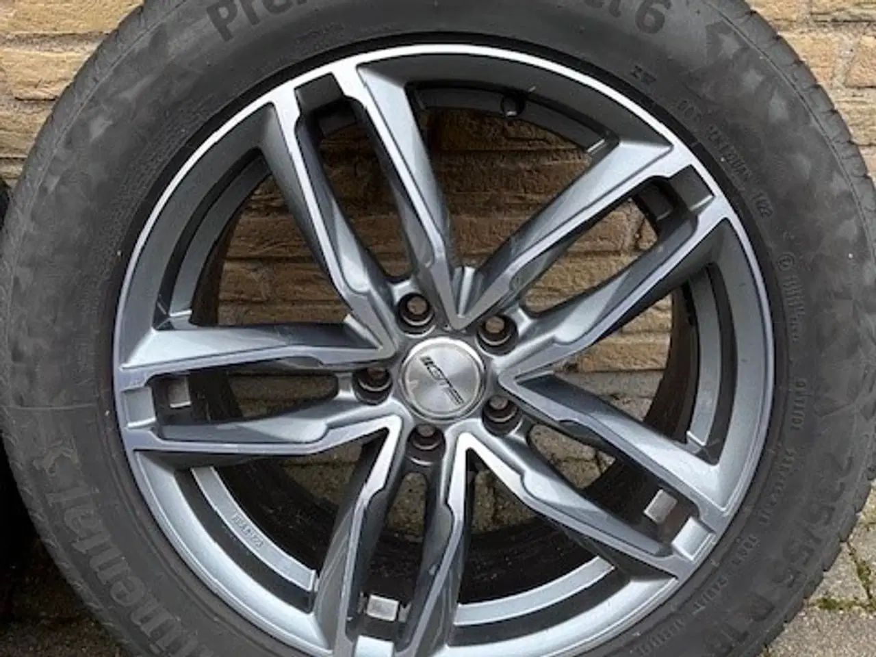 Billede 2 - GMP Atom alufælge med Continental PremiumContact 6