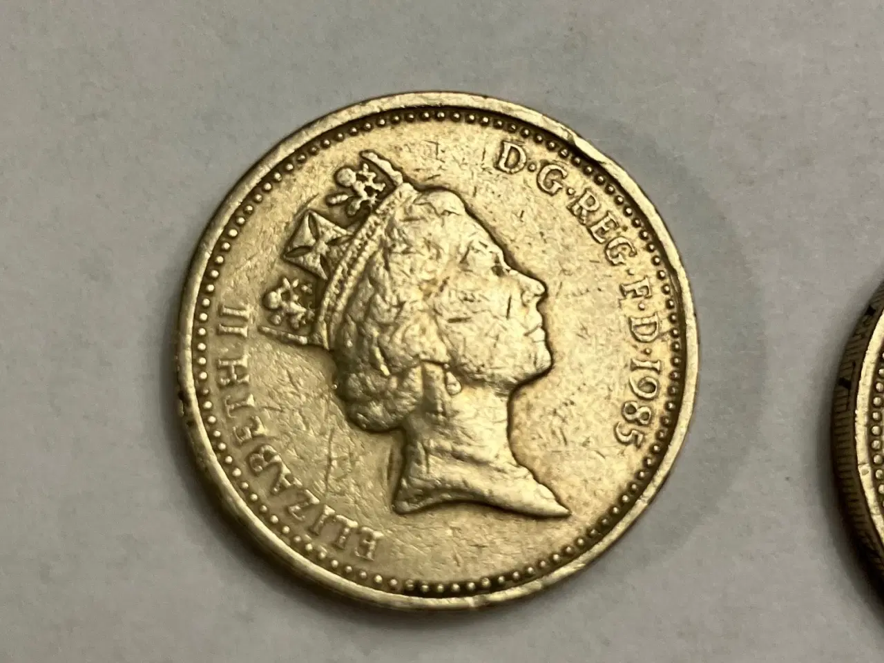 Billede 1 - 1 Pound England 1985