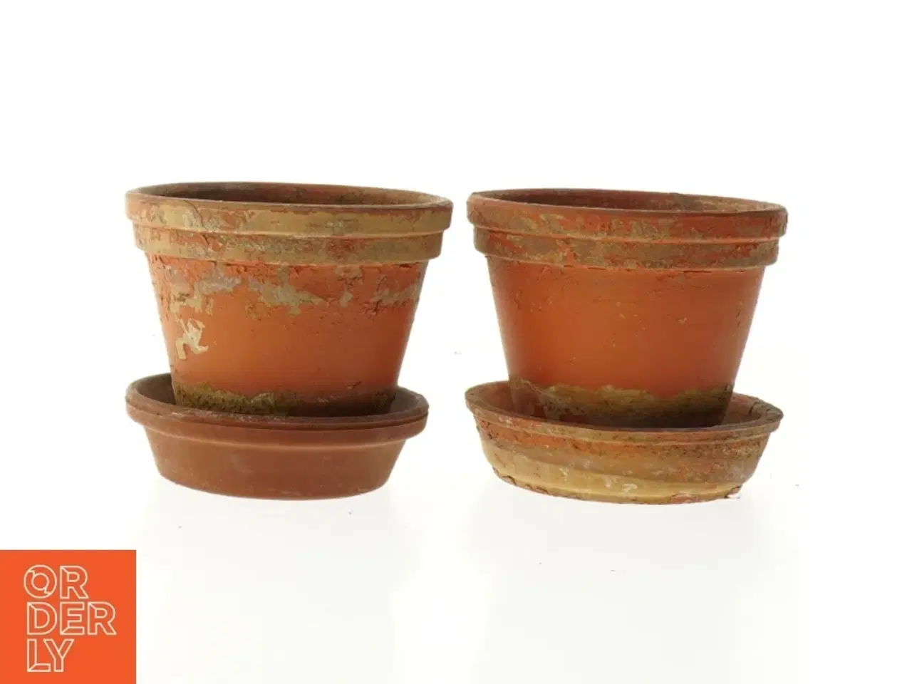 Billede 1 - Terracotta Krukker (str. Ø. 12 cm. længde, 10 cm)