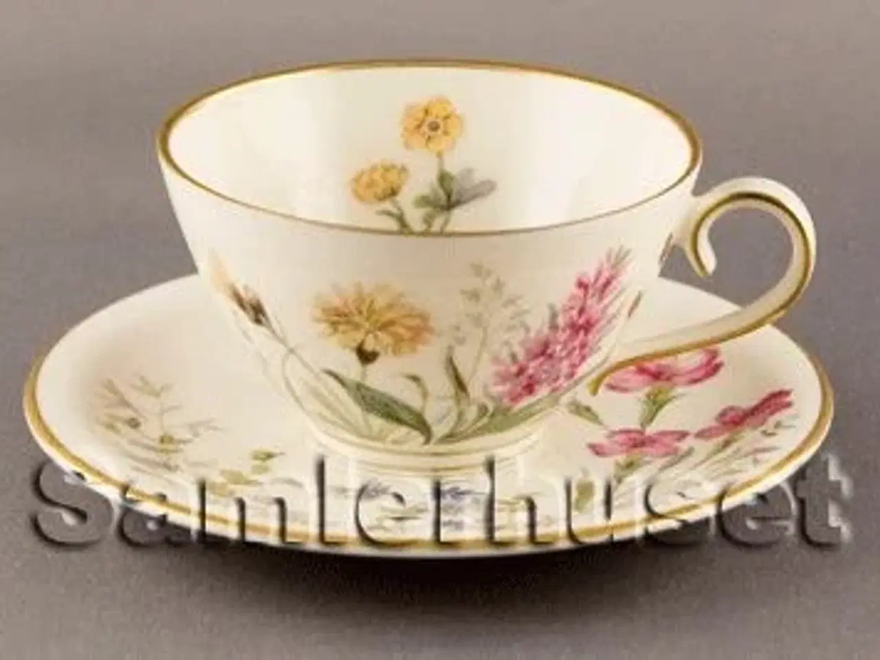 Billede 1 - Danmarks Flora Kaffekop 5x9 cm.
